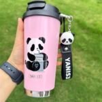 Pink thermos cup