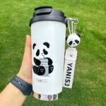White thermos cup